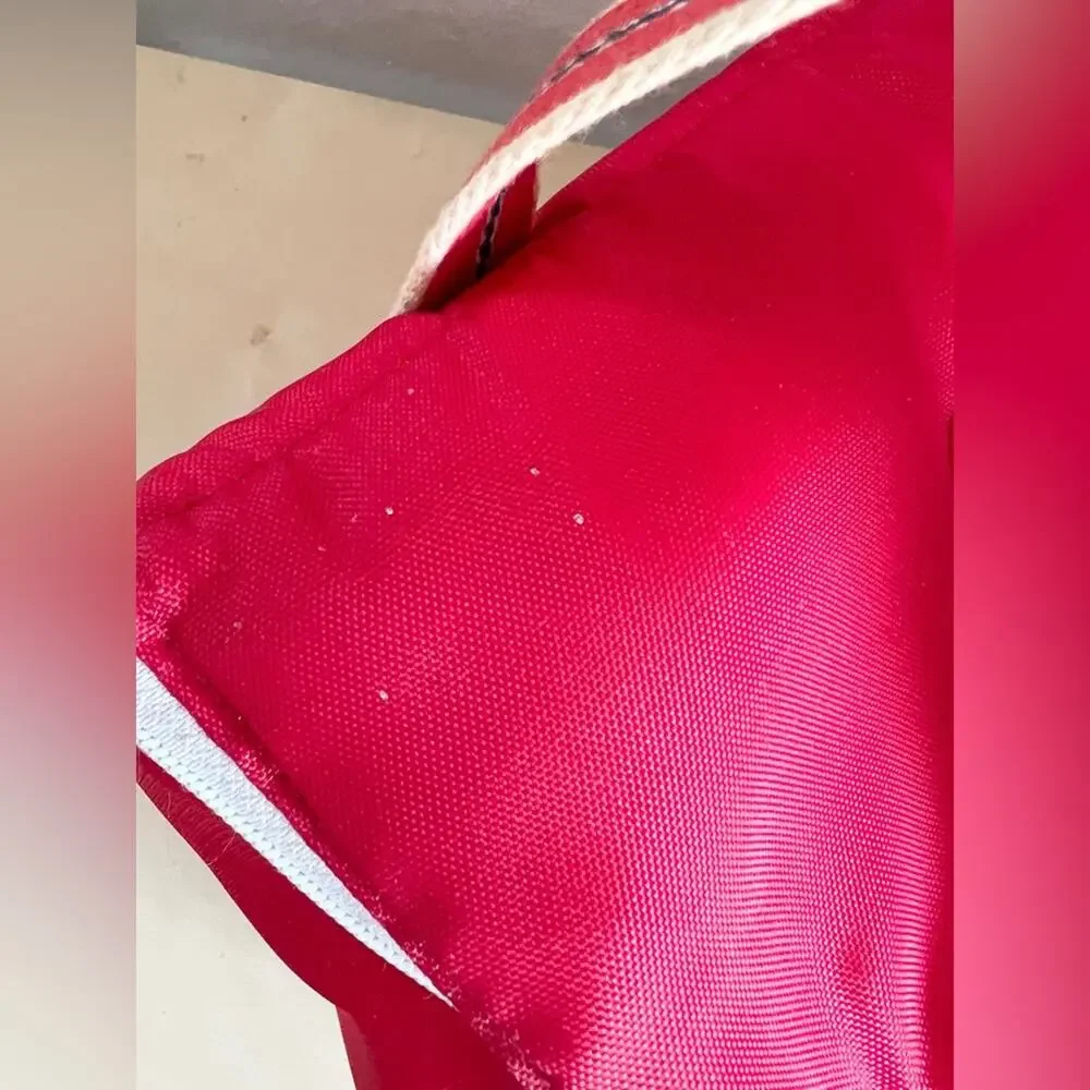 Vintage Totes lunch tote red nylon foldable lunchbox